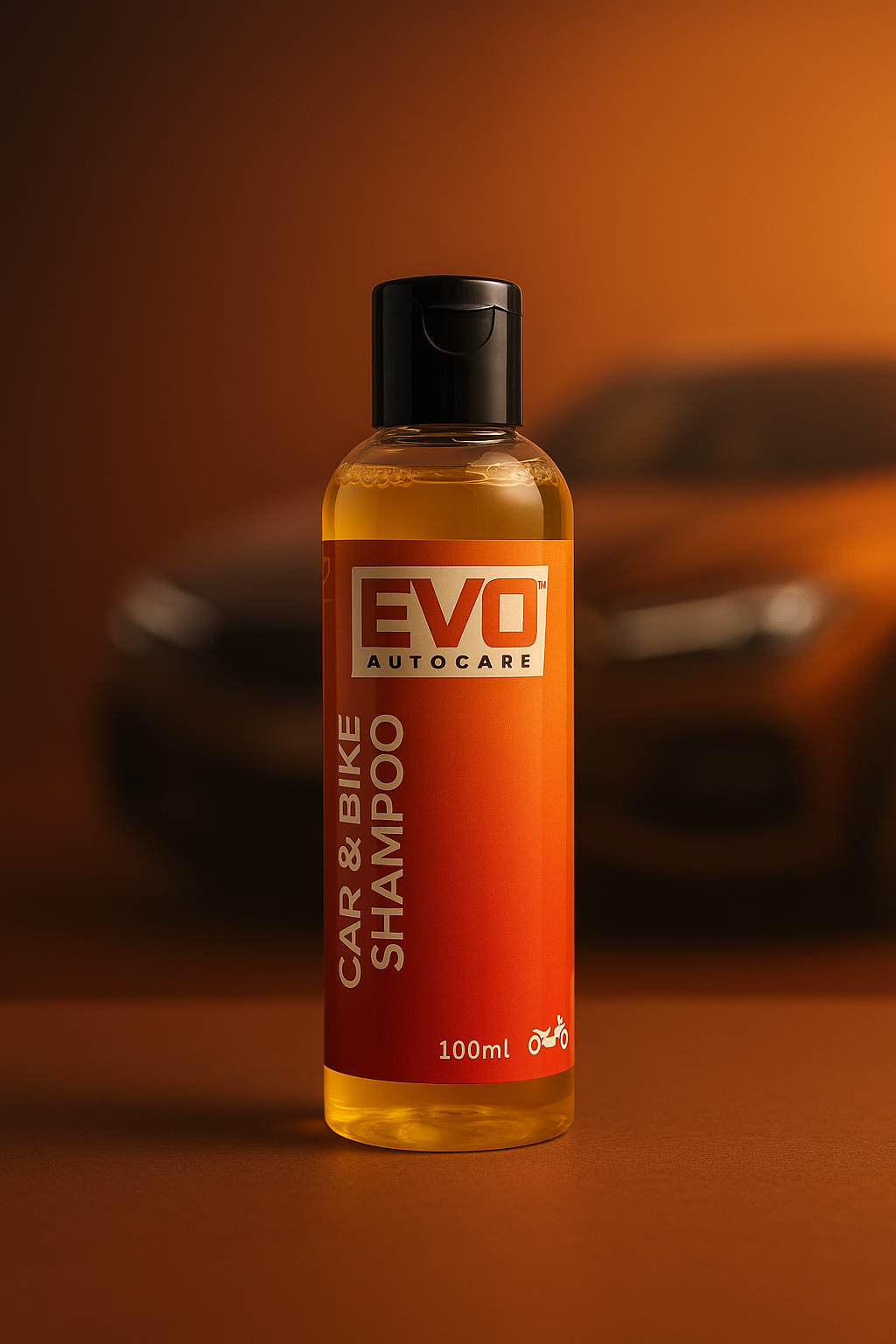 EVO AutoCare Car Shampoo Bottle (250ml)